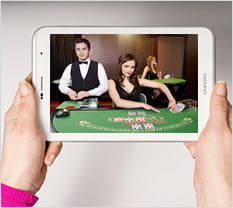 Sådan kan det for eksempel se ud på din smartphone eller tablet, hvis du spiller online casino