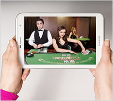 Sådan kan det for eksempel se ud på din smartphone eller tablet, hvis du spiller online casino